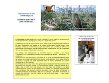 Tablet Screenshot of ornithologie.ca